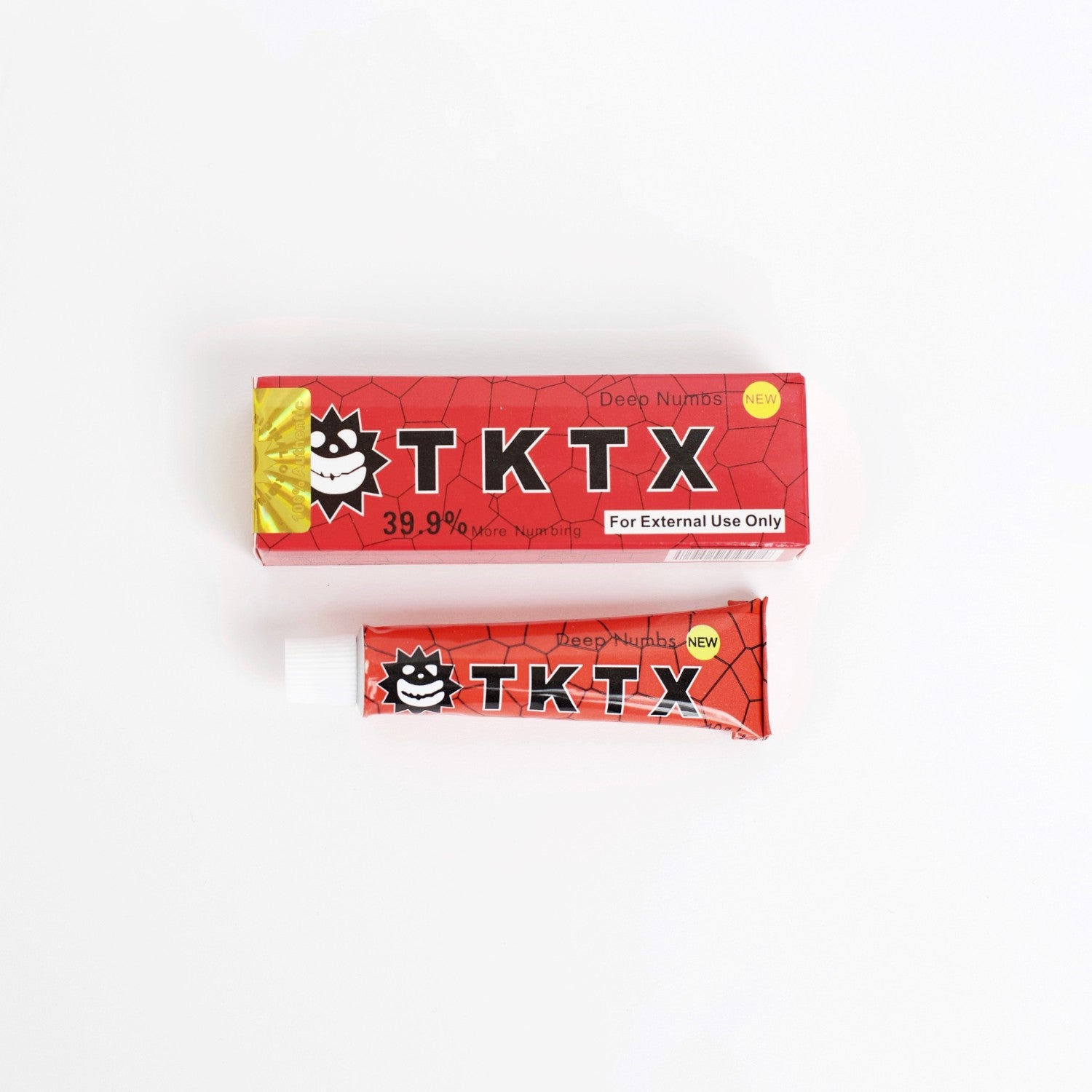 TKTX Numbing Cream for permanent makeup with packaging