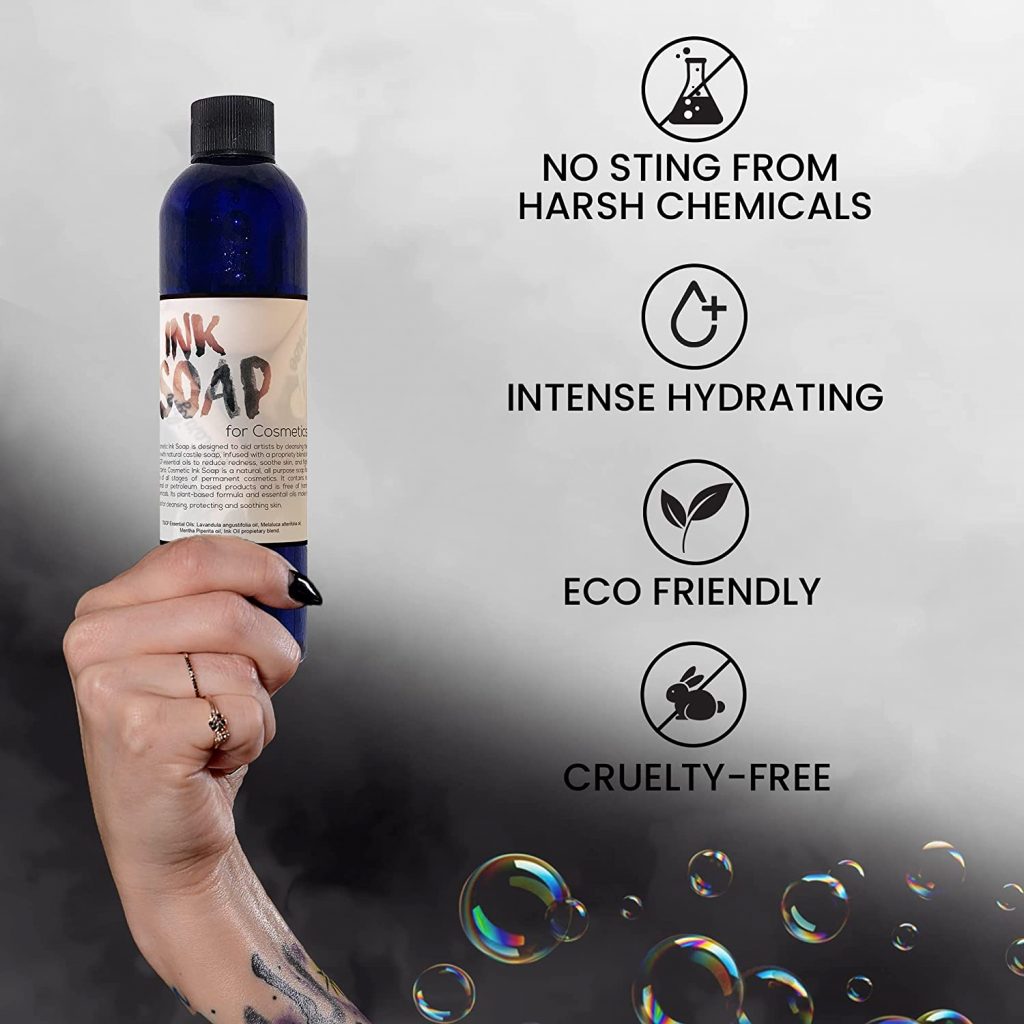Cosmetic Ink Soap by Megan Nicole, Ink Oil natural ingredients, benefits
