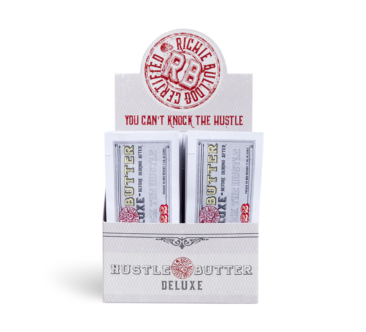 Deluxe Hustle Butter Deluxe Packettes, Luxury Tattoo Care & Maintenance Cream, Permanent Makeup aftercare 7.5G or 0.25 Oz