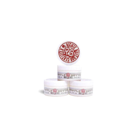 Deluxe Hustle Butter Deluxe, Luxury Tattoo Care & Maintenance Cream, Permanent Makeup aftercare multiple units