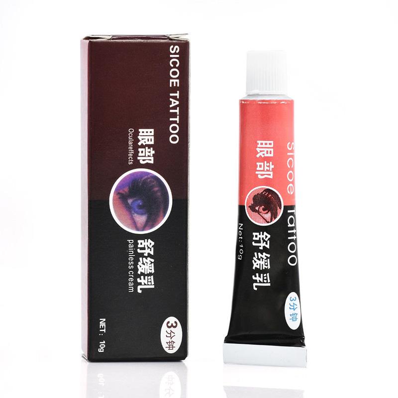 Sicoe Tattoo Numbing cream, topical anesthetic, topical analgesic, lidocaine cream, with packaging facing up